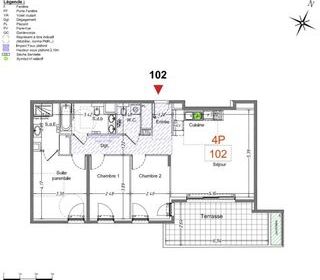  Appartement � vendre 4 pi�ces 85 m�