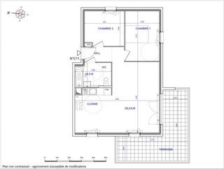  Appartement � vendre 3 pi�ces 63 m�