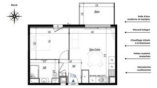  Appartement � vendre 2 pi�ces 39 m�