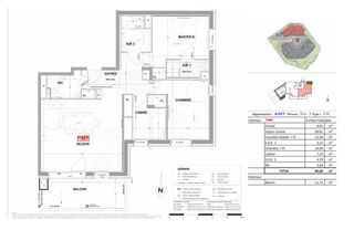  Appartement � vendre 3 pi�ces 85 m�