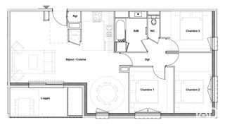  Appartement � vendre 4 pi�ces 83 m�