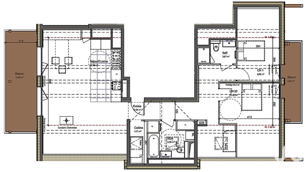 � vendre  Appartement Montriond (74110)