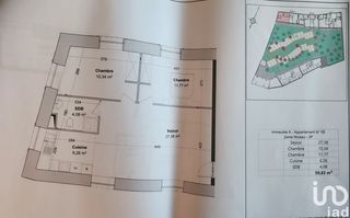  Appartement � vendre 3 pi�ces 60 m�