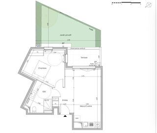  Appartement � vendre 2 pi�ces 45 m�