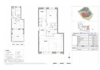  Appartement � vendre 2 pi�ces 50 m�