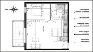  Appartement � vendre 2 pi�ces 48 m�