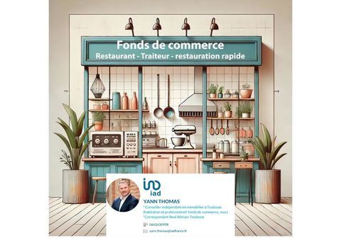 Vente Restaurant 105 m&sup2; 24000 31140 Fonbeauzard