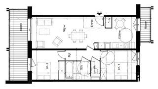  Appartement � vendre 3 pi�ces 70 m�