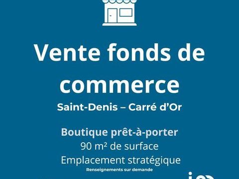 Vente Boutique/Local commercial 90 m&sup2; 39000 97400 Saint-denis