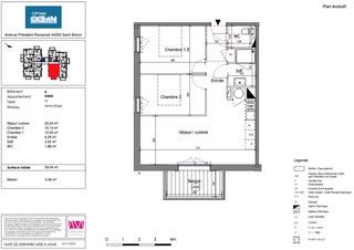  Appartement � vendre 3 pi�ces 59 m�