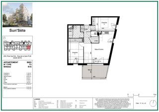  Appartement � vendre 3 pi�ces 61 m�