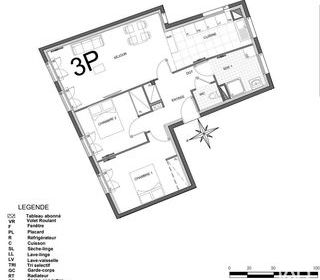  Appartement � vendre 3 pi�ces 70 m�