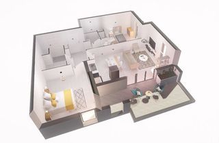  Appartement � vendre 3 pi�ces 62 m�