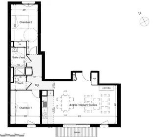  Appartement � vendre 3 pi�ces 77 m�