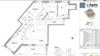  Appartement � vendre 5 pi�ces 97 m�