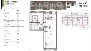  Appartement � vendre 2 pi�ces 50 m�