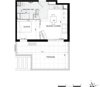  Appartement � vendre 1 pi�ce 31 m�