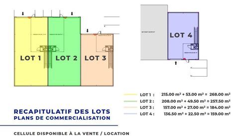 Vente Local d'activit&eacute;s 260 m&sup2; 360000 44115 Haute goulaine