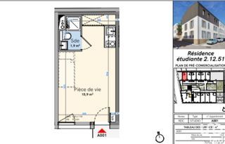  Appartement � vendre 1 pi�ce 18 m�