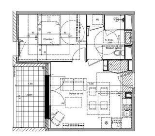  Appartement � vendre 2 pi�ces 38 m�