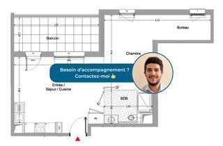  Appartement � vendre 2 pi�ces 45 m�