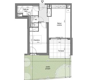  Appartement � vendre 2 pi�ces 43 m�