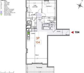  Appartement � vendre 3 pi�ces 85 m�