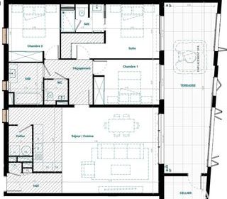  Appartement � vendre 4 pi�ces 109 m�