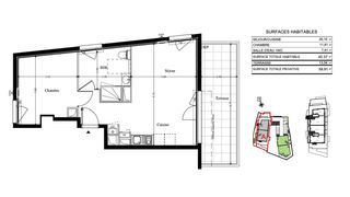  Appartement � vendre 2 pi�ces 45 m�