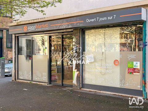 Vente Boutique/Local commercial 128 m&sup2; 285000 93100 Montreuil