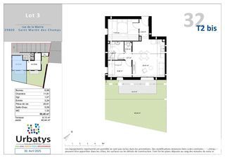  Appartement � vendre 3 pi�ces 50 m�