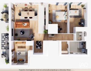  Appartement � vendre 4 pi�ces 89 m�