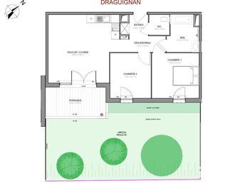  Appartement � vendre 3 pi�ces 60 m�