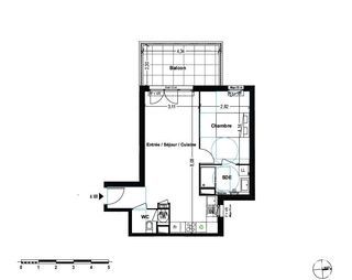  Appartement � vendre 2 pi�ces 46 m�