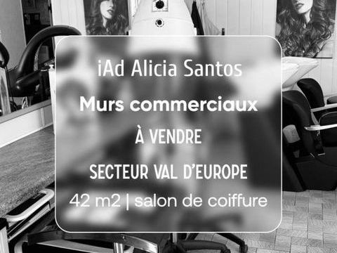 Vente Murs commerciaux 42 m&sup2; 160000 77600 Bussy-saint-georges