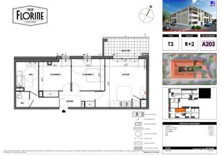  Appartement � vendre 3 pi�ces 63 m�