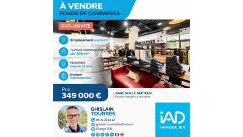 Vente Boutique/Local commercial 200 m&sup2; 349000 84100 Orange