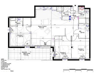  Appartement � vendre 4 pi�ces 90 m�