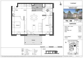  Appartement � vendre 3 pi�ces 63 m�