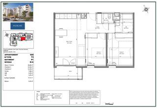  Appartement � vendre 3 pi�ces 67 m�