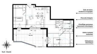  Appartement � vendre 3 pi�ces 66 m�