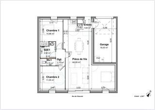  Maison � vendre 3 pi�ces 76 m�