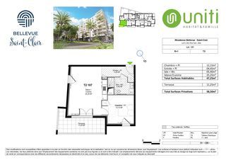  Appartement � vendre 2 pi�ces 47 m�