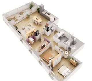  Appartement � vendre 4 pi�ces 85 m�