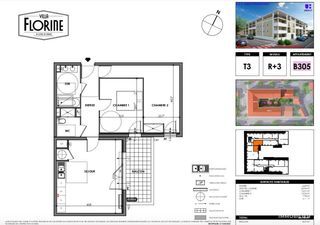  Appartement � vendre 3 pi�ces 65 m�