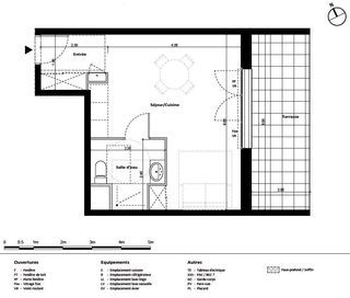  Appartement � vendre 1 pi�ce 33 m�