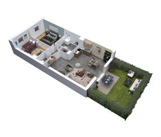  Appartement � vendre 3 pi�ces 65 m�