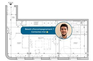  Appartement � vendre 3 pi�ces 55 m�