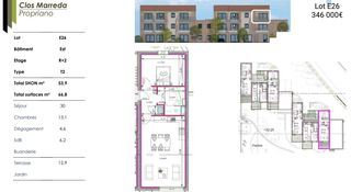  Appartement � vendre 2 pi�ces 53 m�