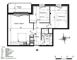  Appartement � vendre 3 pi�ces 58 m�